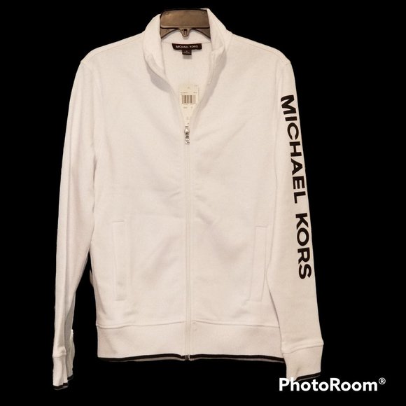 Michael Kors Other - Michael Kors Men's White Zip Up Pullover, Size Men's Small NWT